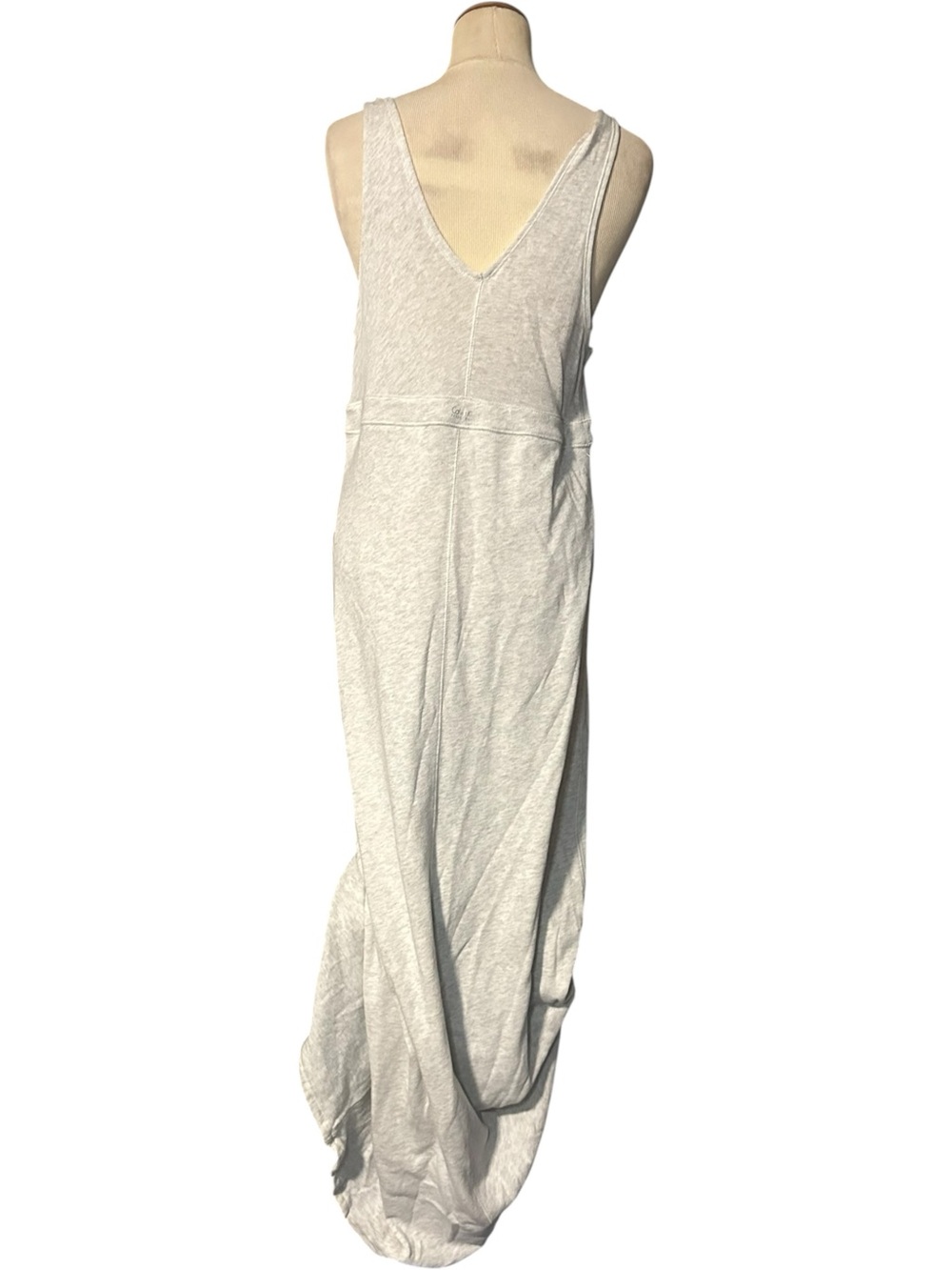 Calvin Klein Performance Quick Dry Sleeveless V-Neck Maxi Dress Light Gray Large - Picture 4 of 4